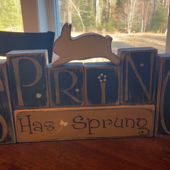 Spring table block decor - Picture 2 of 2